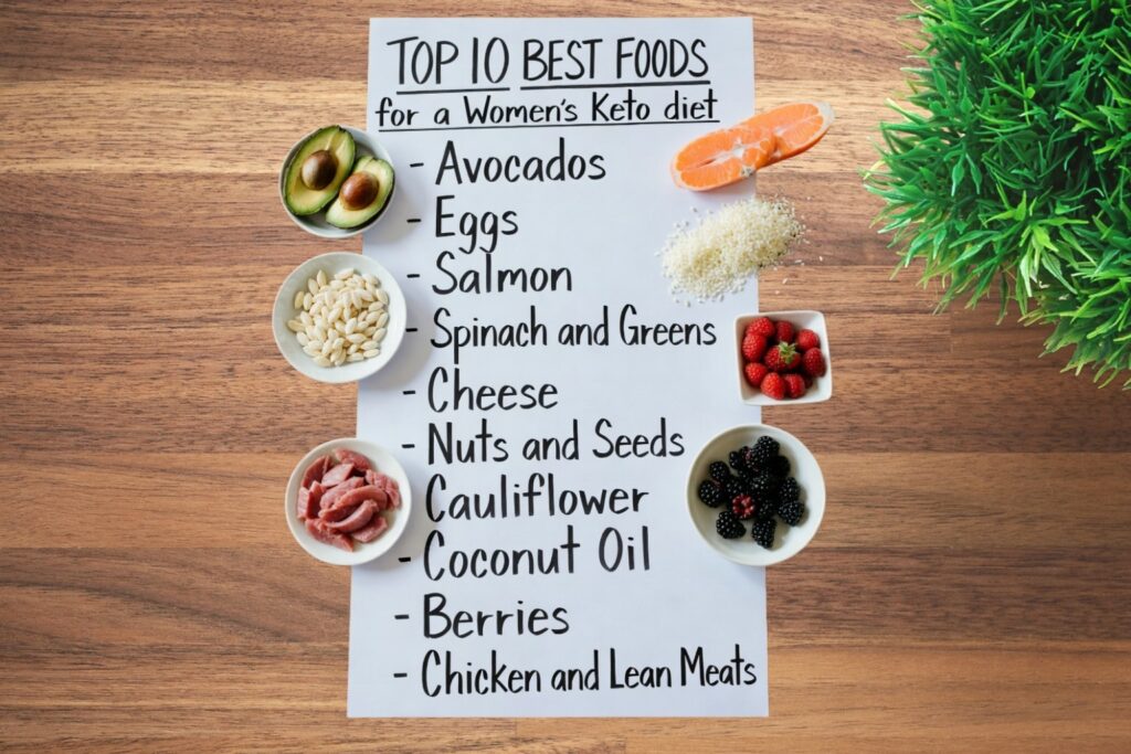 women’s keto diet food list