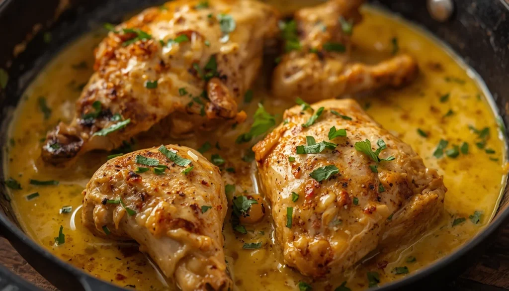 Creamy Garlic Chicken for One Creamy-Garlic-Chicken-for-One
